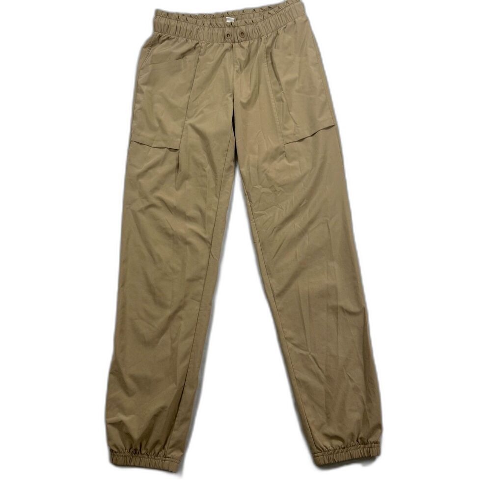 Athleta Girl Khaki Run Free Cargo Joggers Size 14 XL